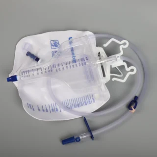 Urinomètre médical jetable, produit de qualité supérieure, 2600cc + 500cc, vente en gros, sac d'urine avec 1 chambre