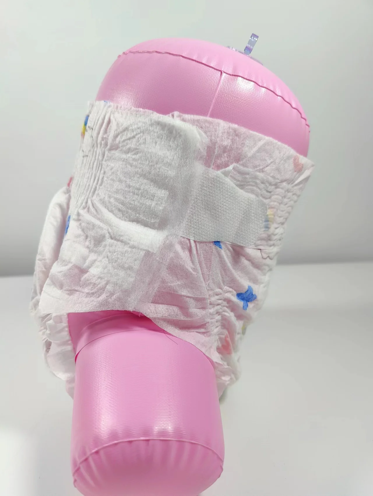 Échantillon gratuit Couches bébé à la mode fines Fluff Pulp S M L XL Respirant Bulk Newborn Baby Diaper – Image 5