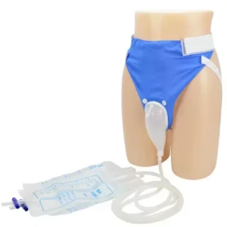 Sac d'urine pour incontinence urinaire, dispositif d'urinoir en silicone pour homme et femme avec cathéter